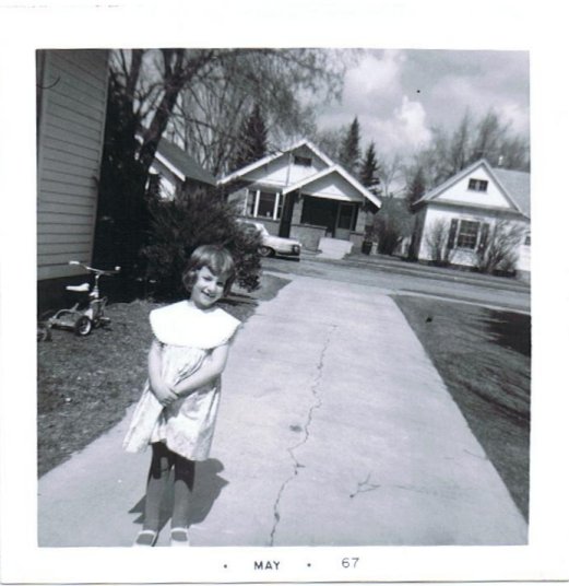 Ann in driveway