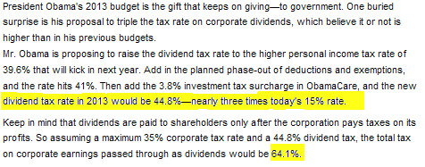 Dividend Devestation