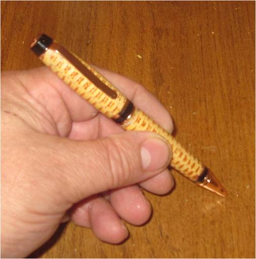 Corn Cob Pen