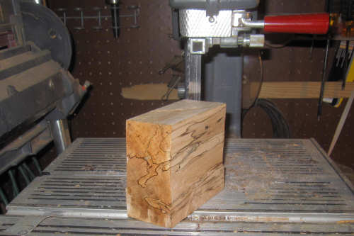 Spalted Maple Block